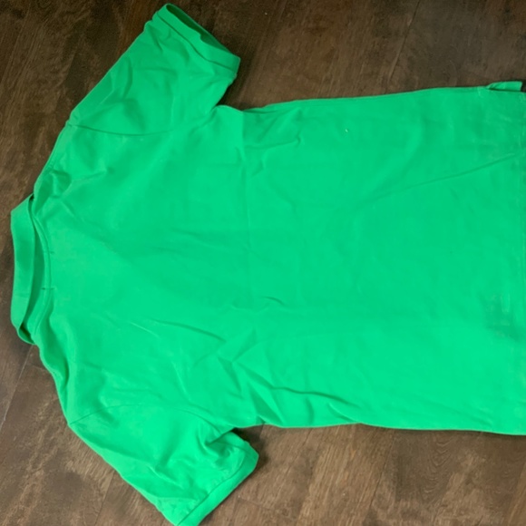 Polo Ralph Lauren Bright Green Button Up T Shirt, Size 14-16 Kids - Picture 3 of 3